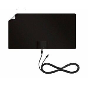 NEW! Mohu Leaf Supreme Pro Paper-Thin Indoor TV Antenna, Amplified, UHF VHF, 65-